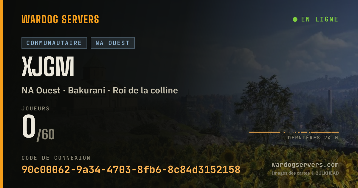 Bannière d’état en direct de XJGM