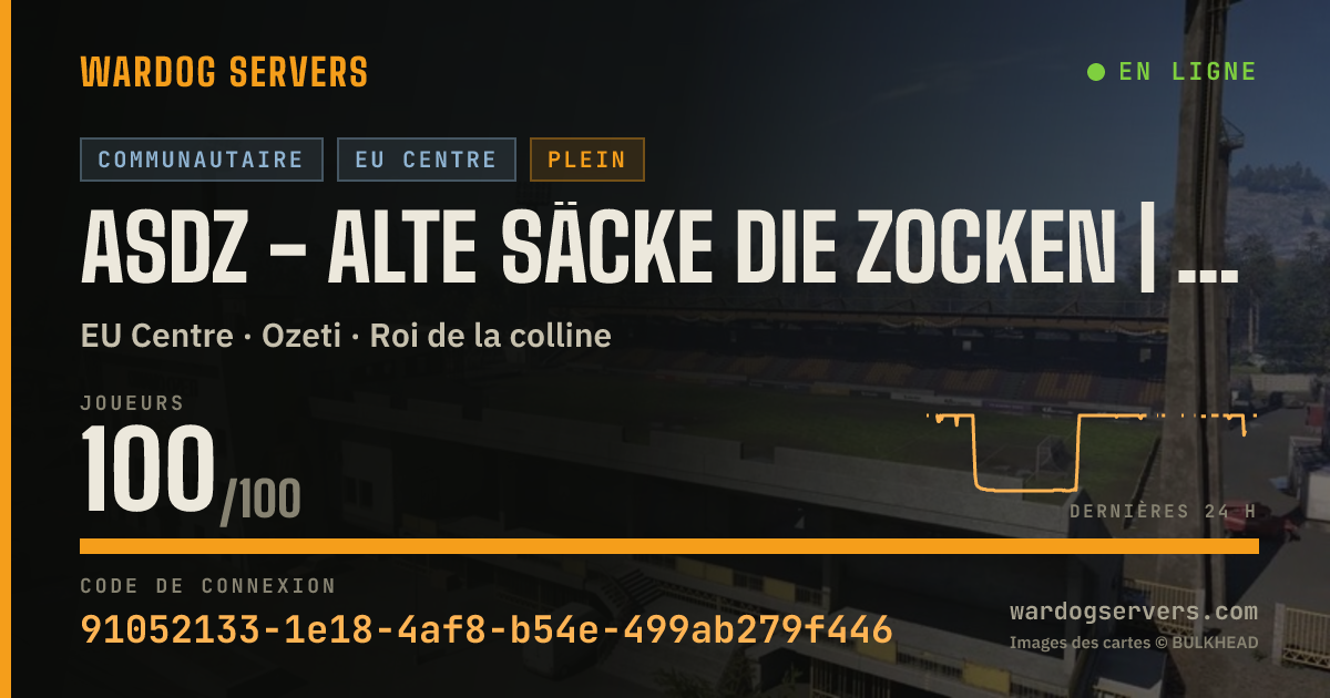 Bannière d’état en direct de ASDZ - Alte Säcke Die Zocken | DE | GER