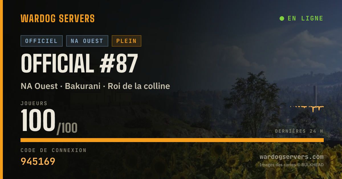 Bannière d’état en direct de Official #87