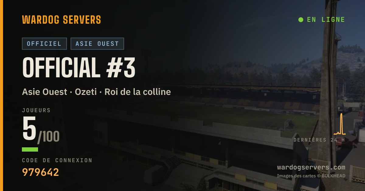 Bannière d’état en direct de Official #3