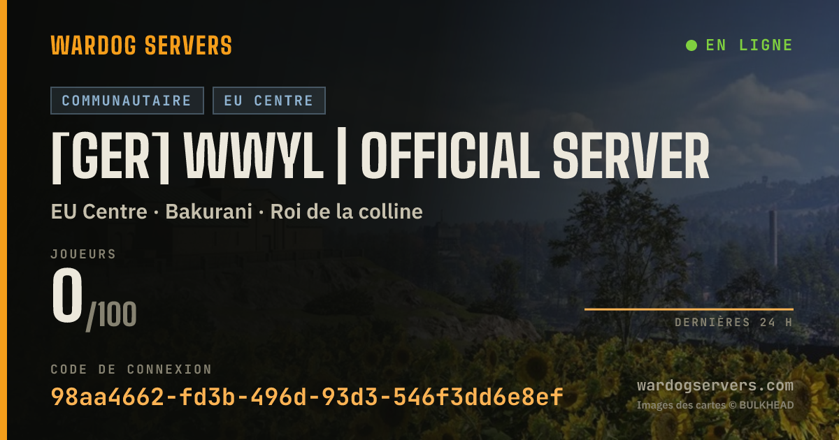 Bannière d’état en direct de [GER] WWYL | OFFICIAL SERVER