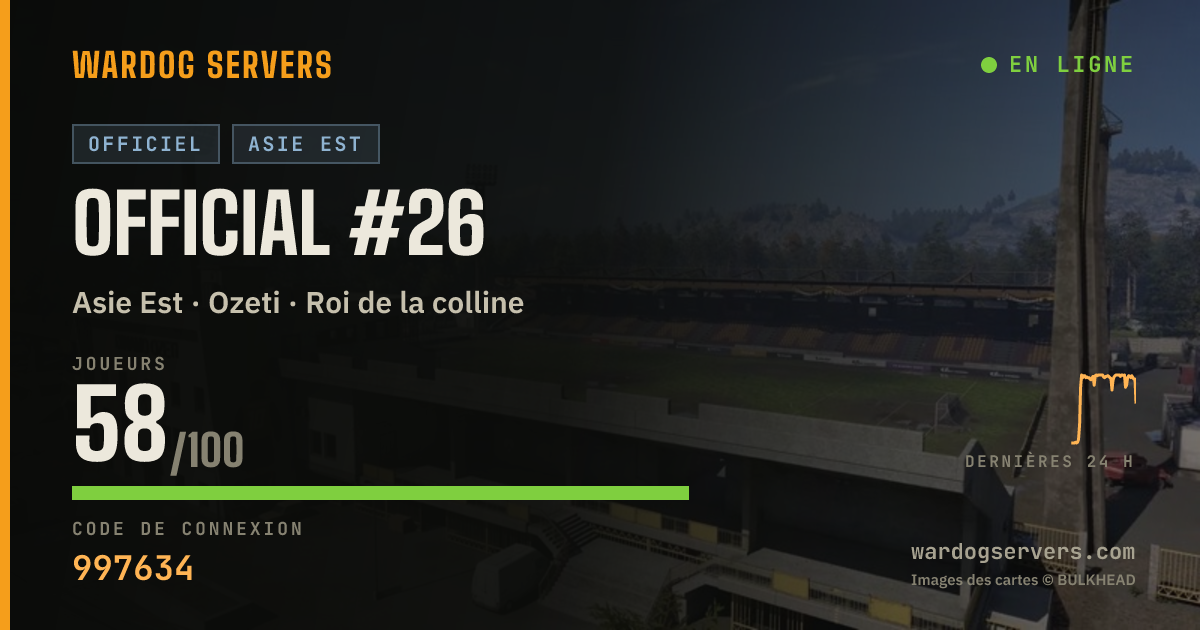 Bannière d’état en direct de Official #26