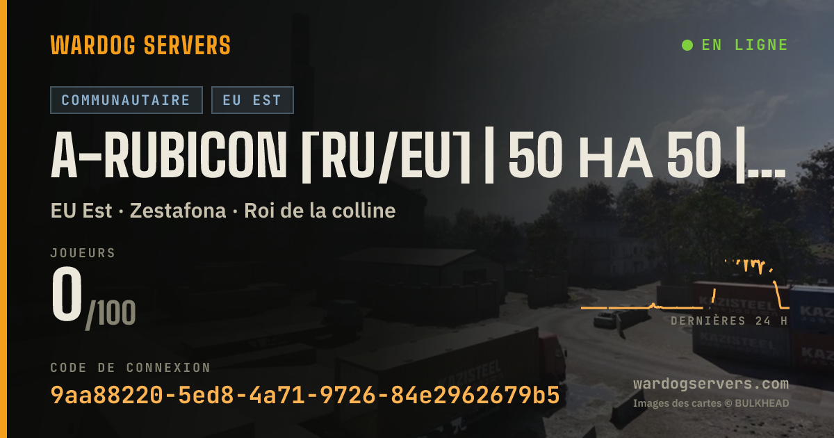 Bannière d’état en direct de A-RUBICON [RU/EU] | 50 на 50 | wardogs-rubicon.com/discord
