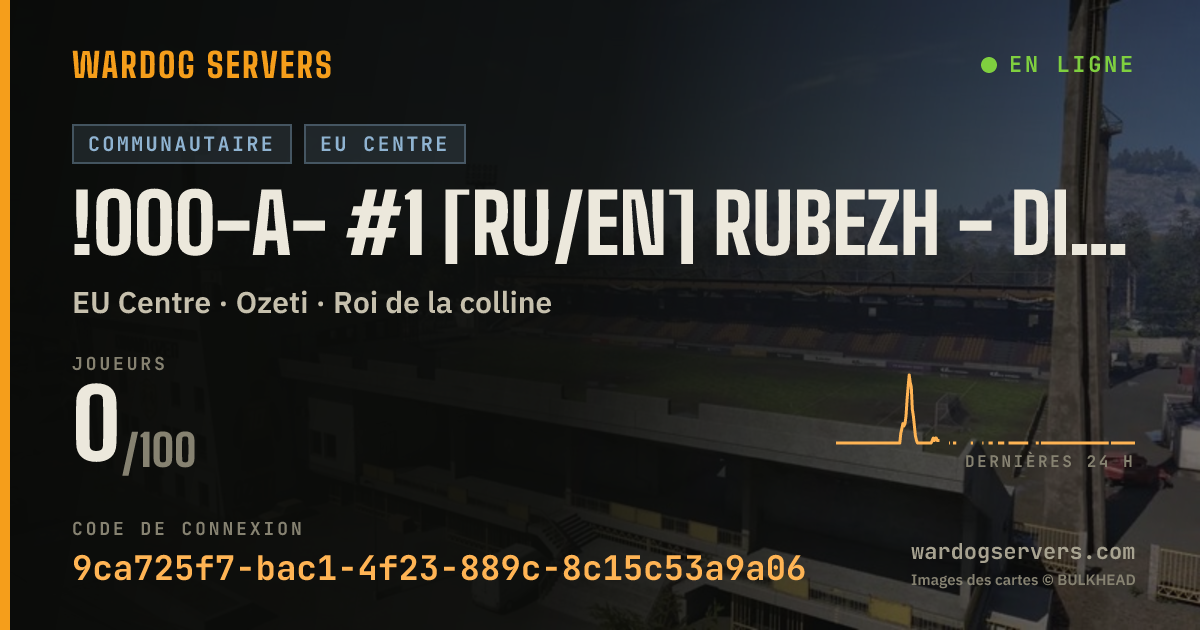 Bannière d’état en direct de !000-A- #1 [RU/EN] RUBEZH - discord.gg/rubezh