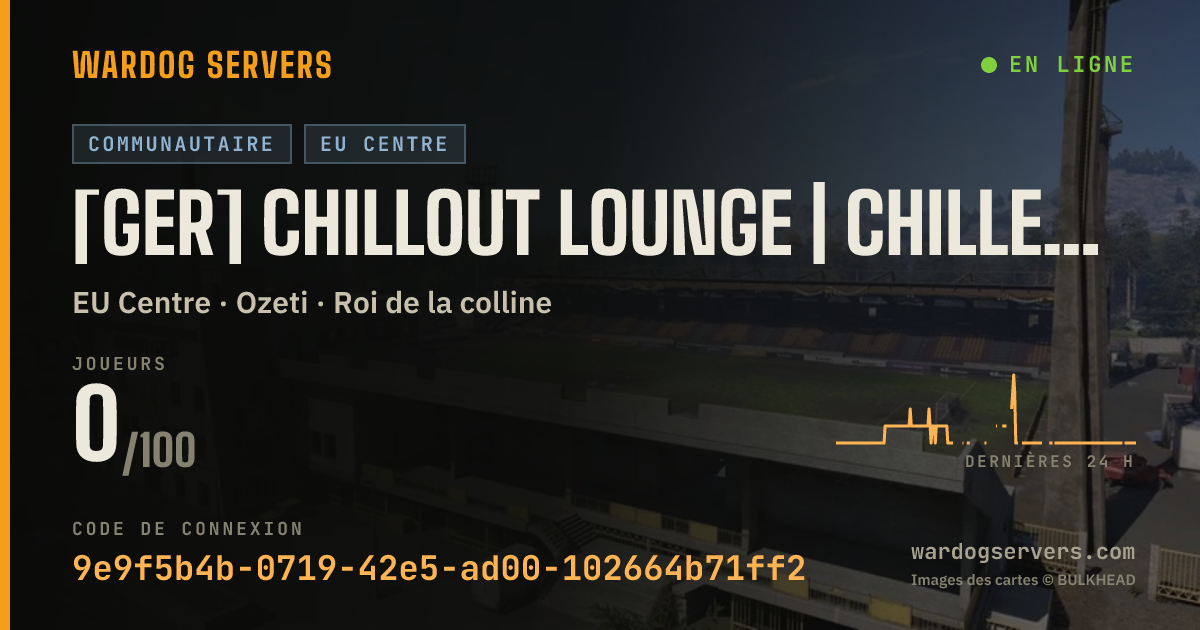 Bannière d’état en direct de [GER] CHILLOUT LOUNGE | Chillen & Zocken | Feierabend-Squads