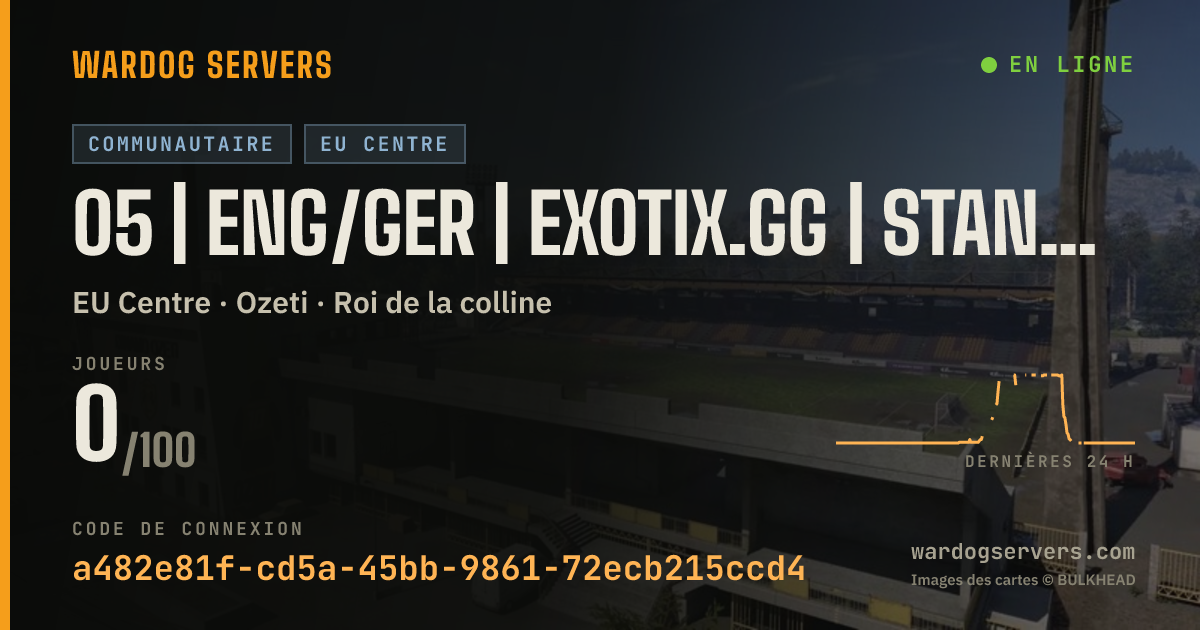 Bannière d’état en direct de 05 | ENG/GER | EXOTIX.GG | STANDARD FAST | 00-00-00