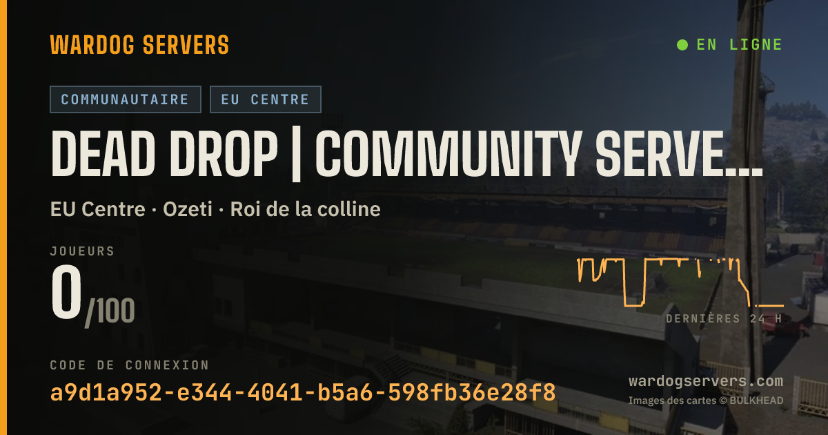 Bannière d’état en direct de Dead Drop | Community Server [GER/EU]