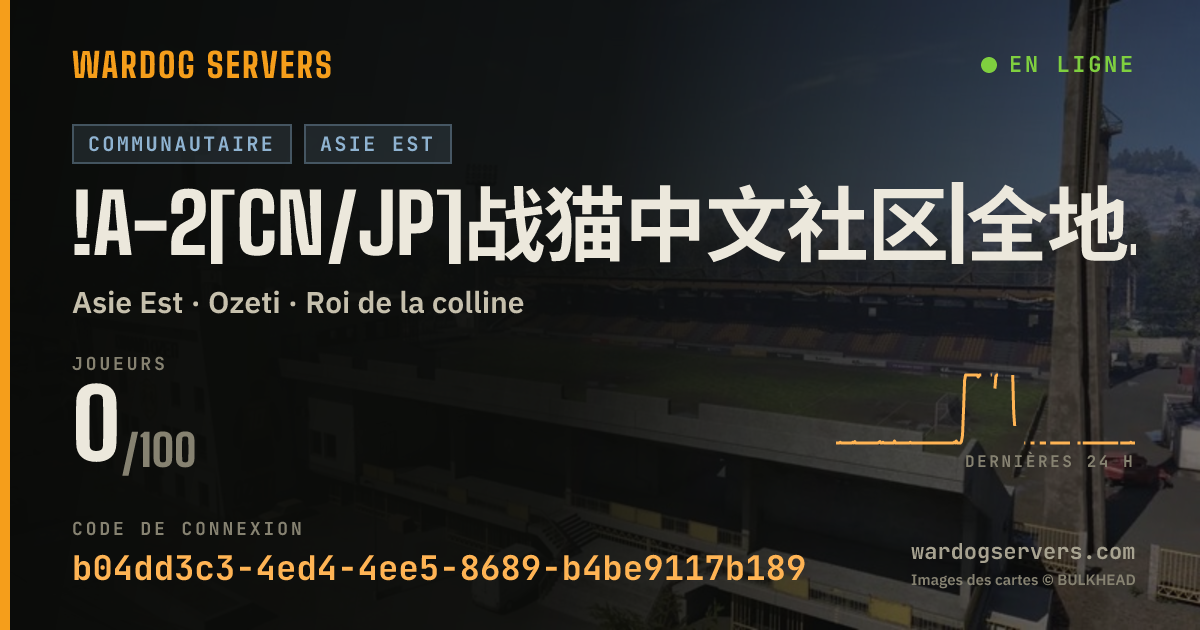 Bannière d’état en direct de !A-2[CN/JP]战猫中文社区|全地图普通模式|QQ群953273555