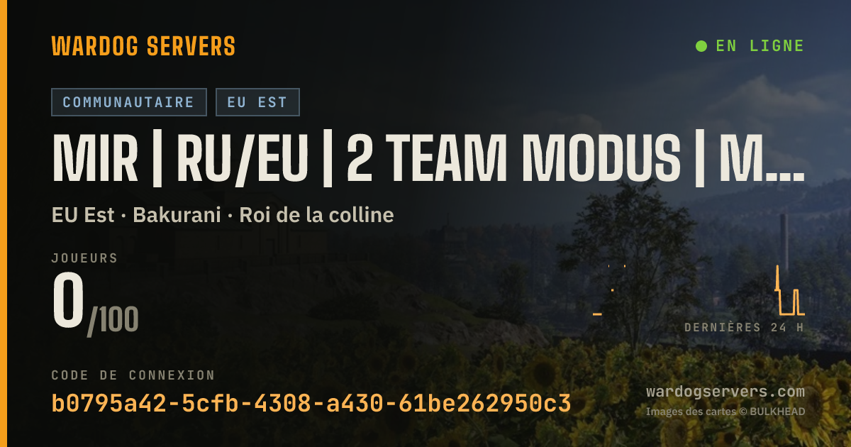 Bannière d’état en direct de MIR | RU/EU | 2 Team Modus | MAX Cash | Добро пожаловать в MIR