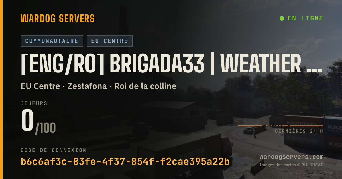 Bannière d’état en direct de [ENG/RO] Brigada33 | Weather mix | discord.gg/Games2day