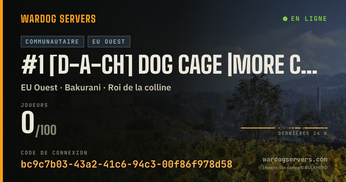 Bannière d’état en direct de #1 [D-A-CH] Dog Cage |more Cash| VIP Slot | Tb0ne LIVE ON TWITCH