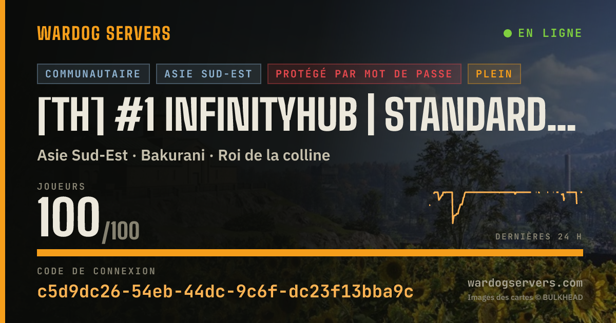 Bannière d’état en direct de [TH] #1 InfinityHub | STANDARD | discord.gg/infh