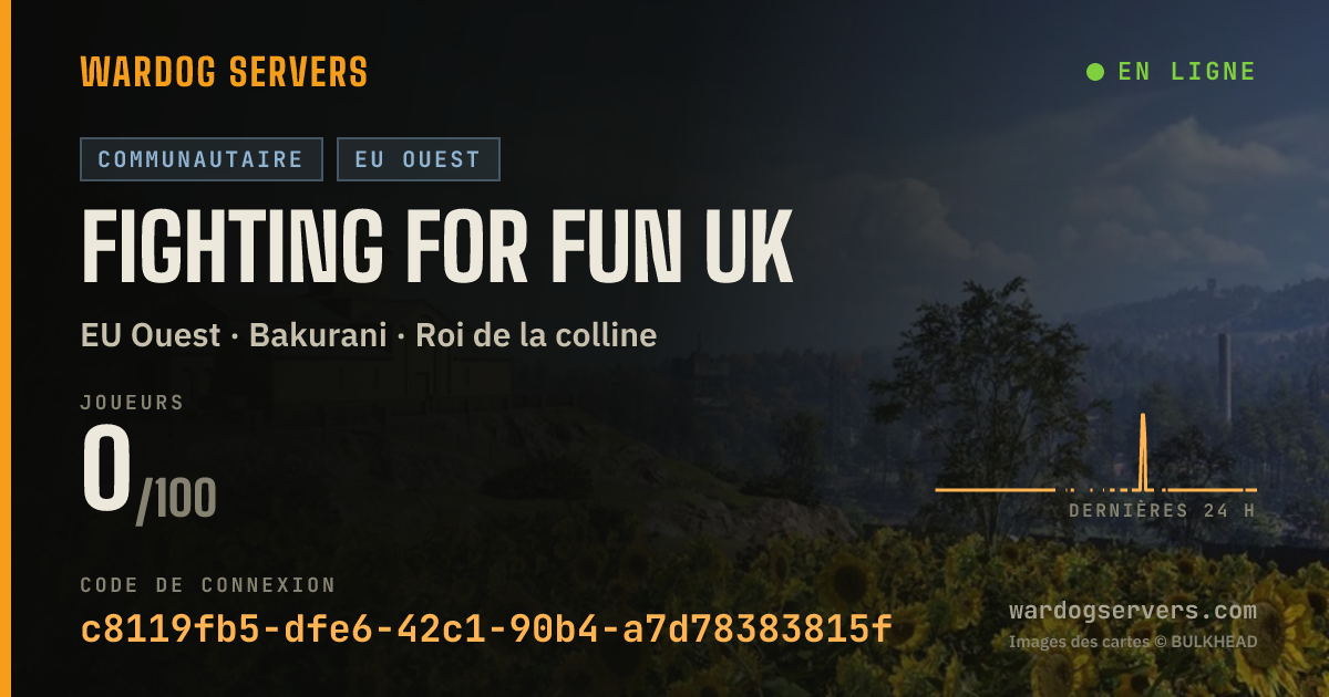 Bannière d’état en direct de Fighting For Fun UK