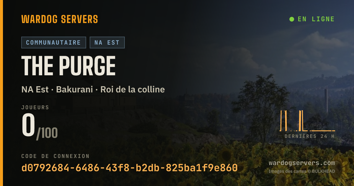 Bannière d’état en direct de The Purge