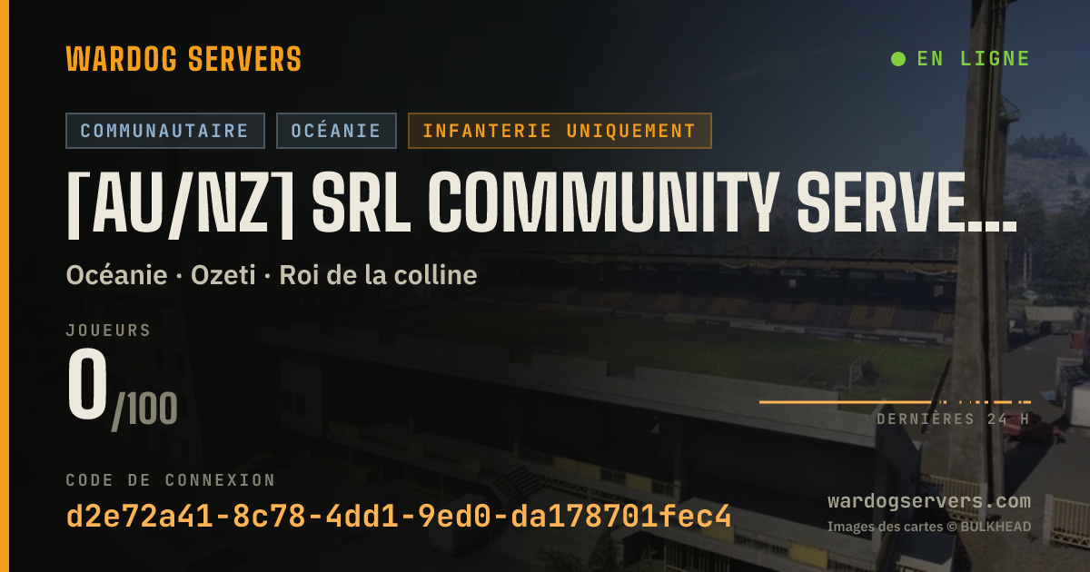 Bannière d’état en direct de [AU/NZ] SRL Community Server | discord.gg/SRLGaming