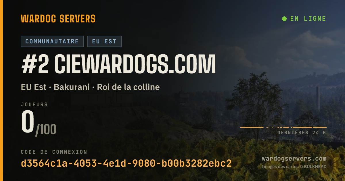 Bannière d’état en direct de #2 CIEWARDOGS.COM
