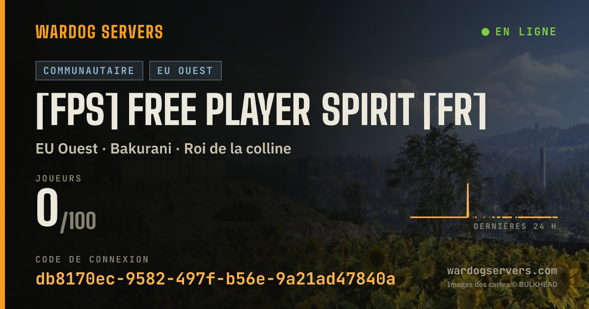 Bannière d’état en direct de [FPS] Free Player Spirit [FR]