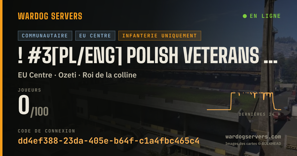 Bannière d’état en direct de ! #3[PL/ENG] Polish Veterans | 50 vs 50 | VIP for seeding
