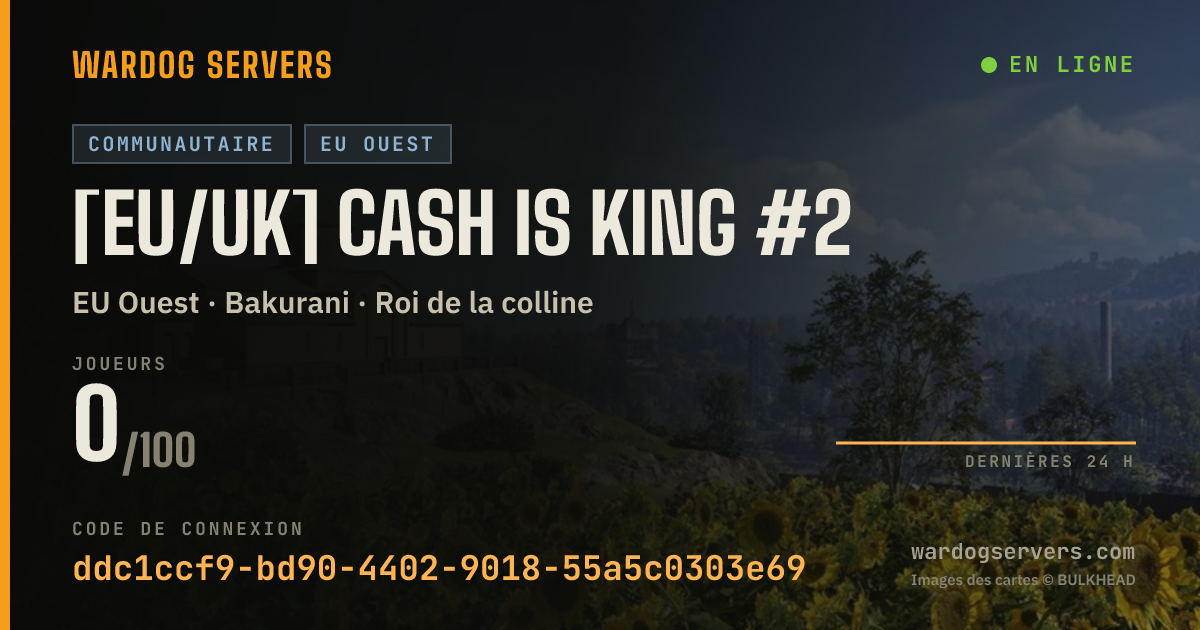 Bannière d’état en direct de [EU/UK] Cash is King #2