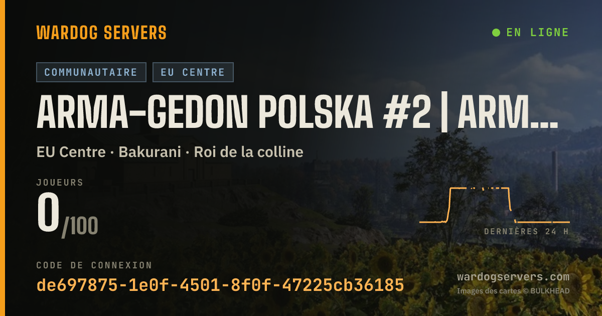 Bannière d’état en direct de Arma-Gedon POLSKA #2 | arma-gedon.pl