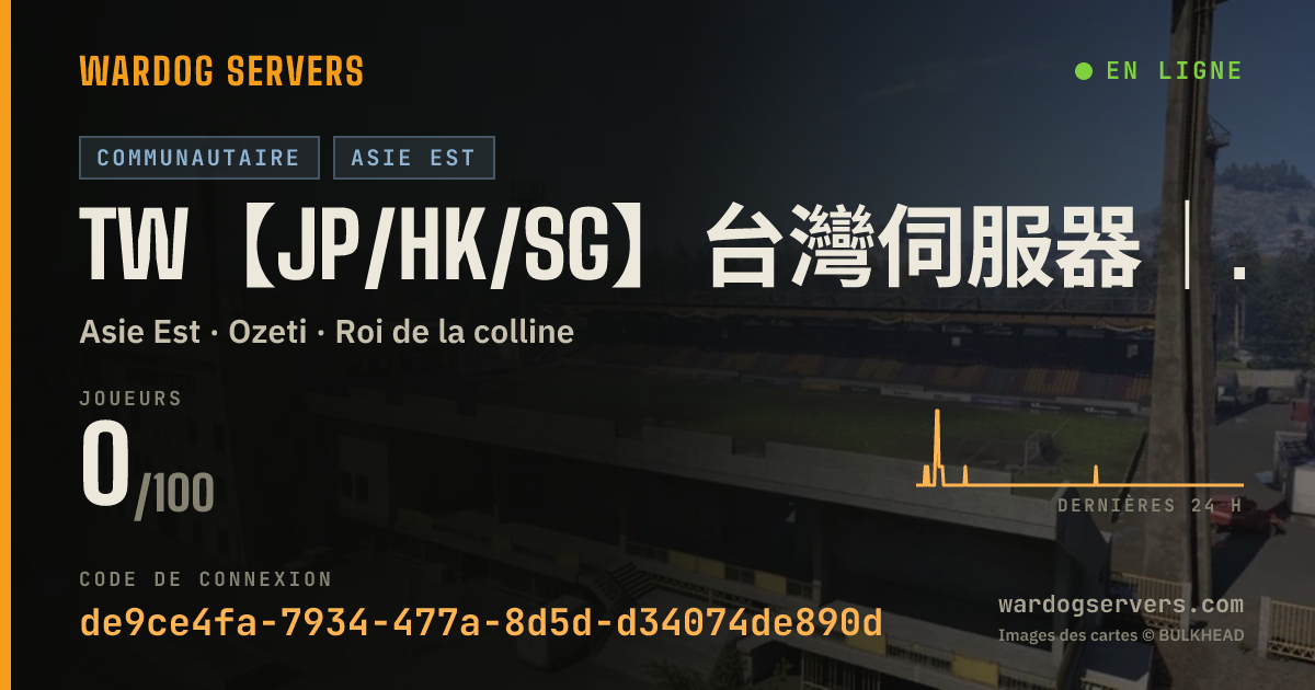 Bannière d’état en direct de TW【JP/HK/SG】台灣伺服器｜鎖泥馬的ping