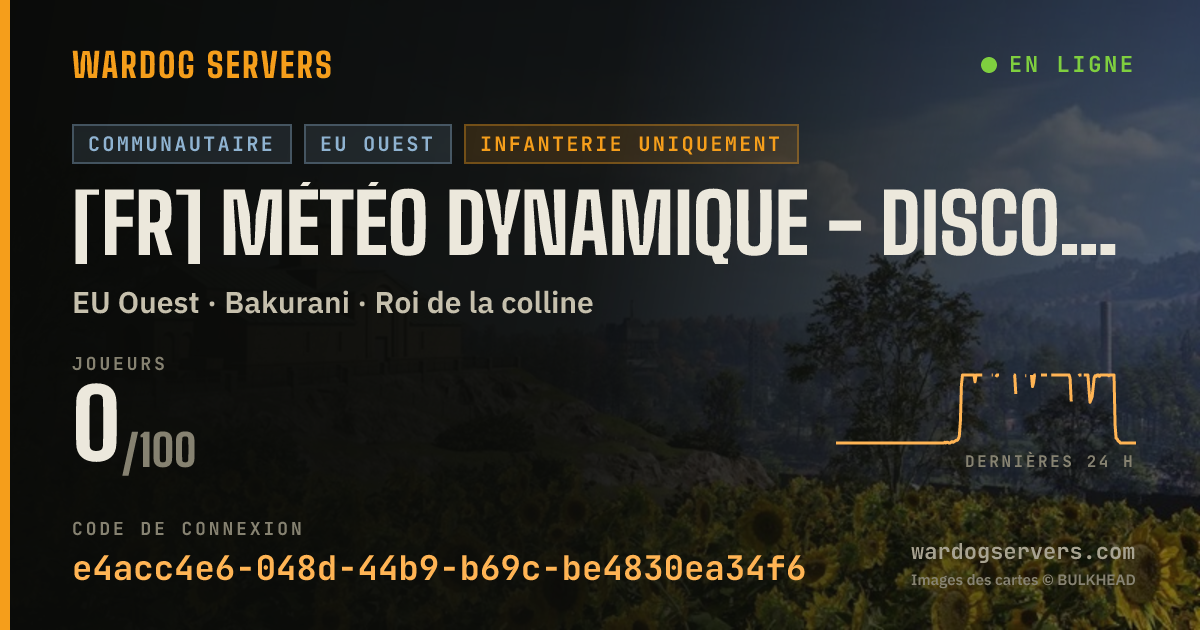 Bannière d’état en direct de [FR] Météo dynamique - DISCORD.GG/KENNY #2 KGG