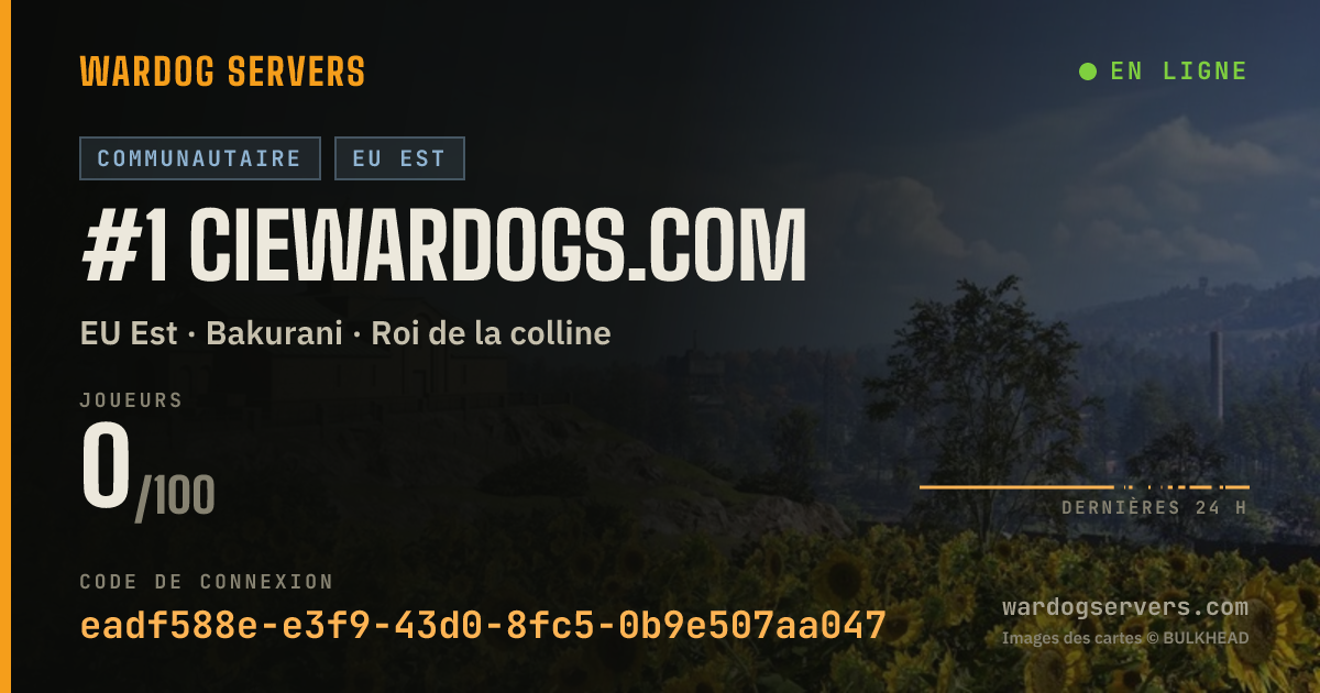Bannière d’état en direct de #1 CIEWARDOGS.COM