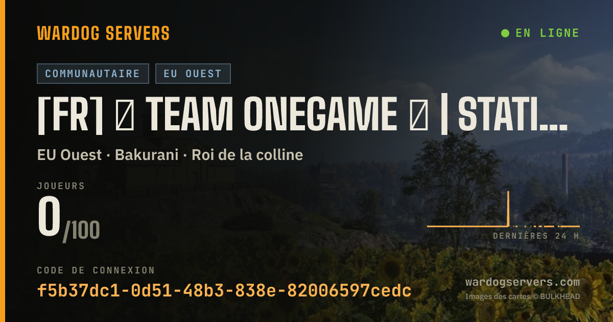 Bannière d’état en direct de [FR] ◆ Team OneGame ◆ | STATISTIQUE | discord.gg/eq7ah3DugR [OG]