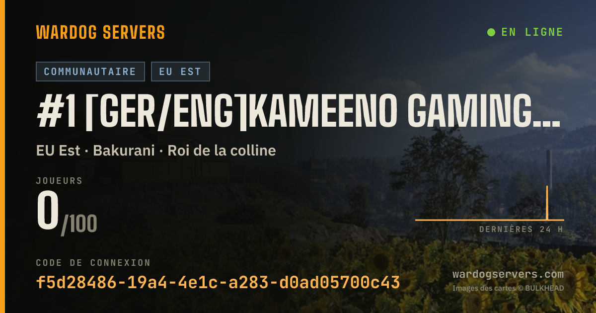 Bannière d’état en direct de #1 [GER/ENG]Kameeno Gaming | Community Server