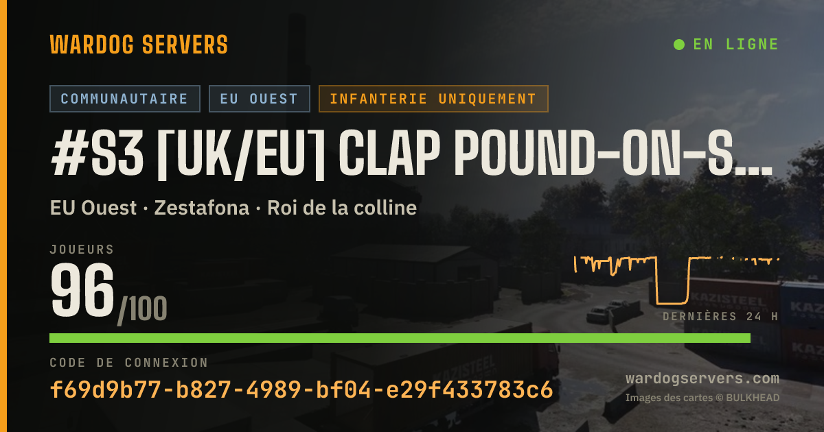 Bannière d’état en direct de #S3 [UK/EU] Clap Pound-on-Sea | 50/50 | S3