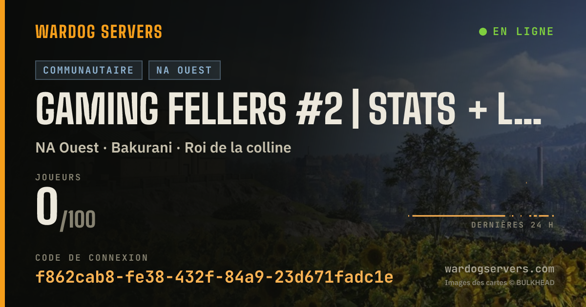Bannière d’état en direct de Gaming Fellers #2 | Stats + Leaderboards | GamingFellers.com
