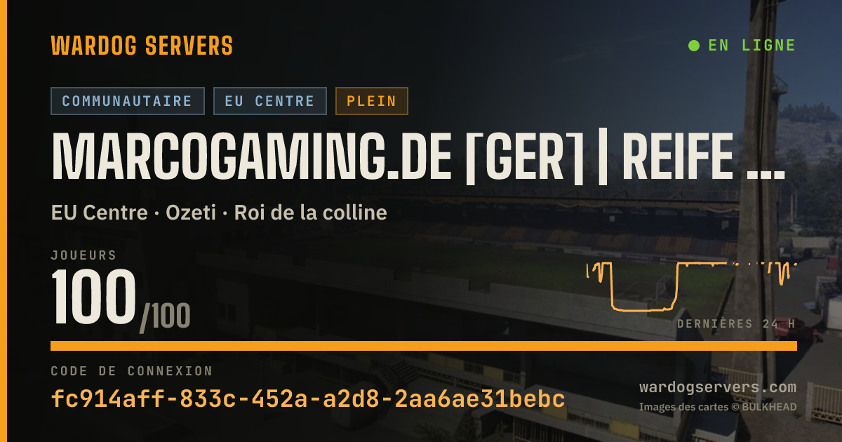Bannière d’état en direct de MARCOGAMING.DE [GER] | Reife Community