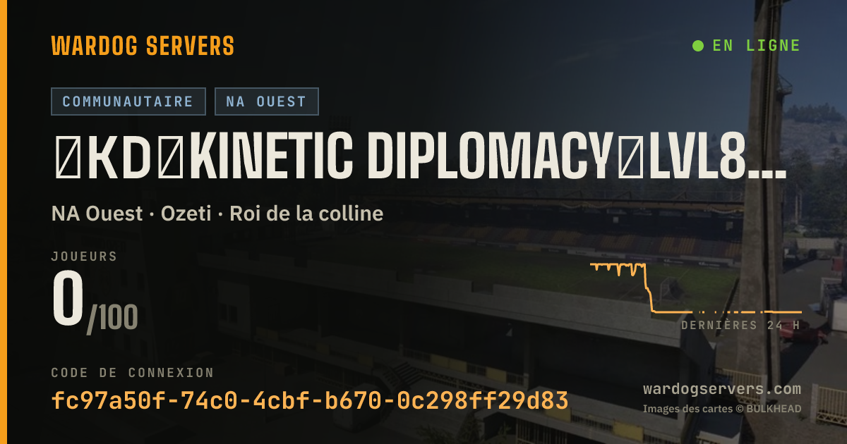 Bannière d’état en direct de ΞKDΞ Kinetic Diplomacy︱LVL85 MAX︱Free Vet/1st Responder PRIO Q