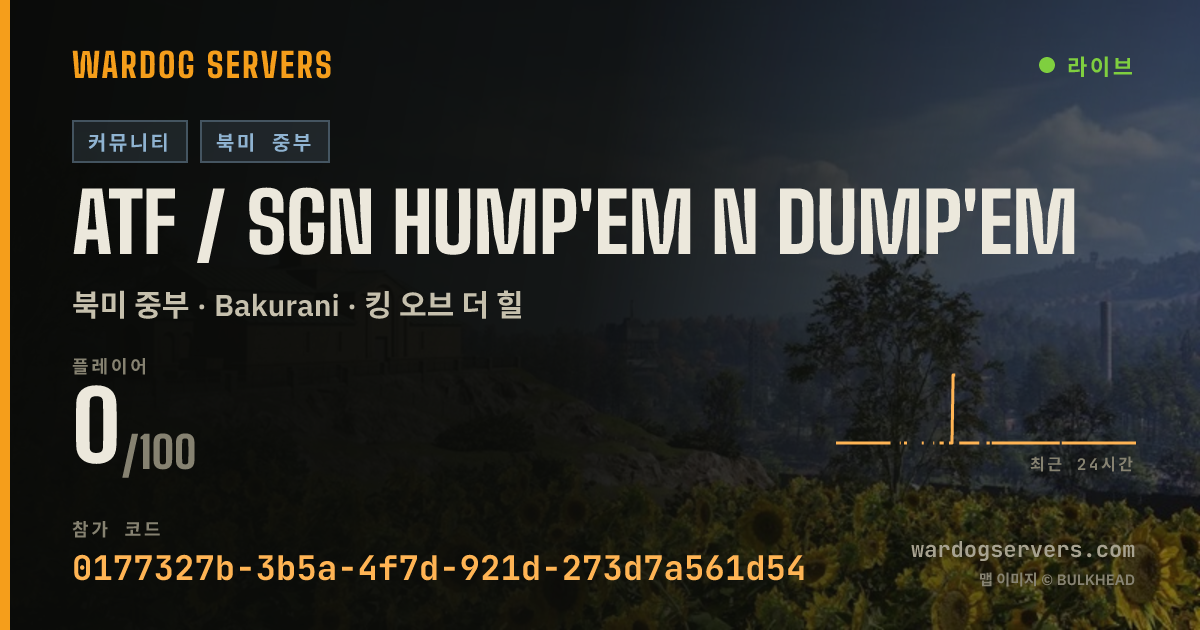 ATF / SGN Hump'em N Dump'em 실시간 상태 배너