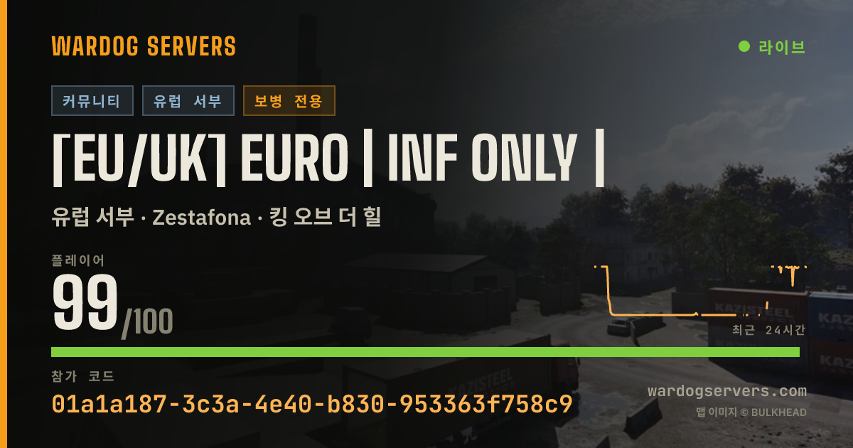 [EU/UK] EURO | INF ONLY | 실시간 상태 배너
