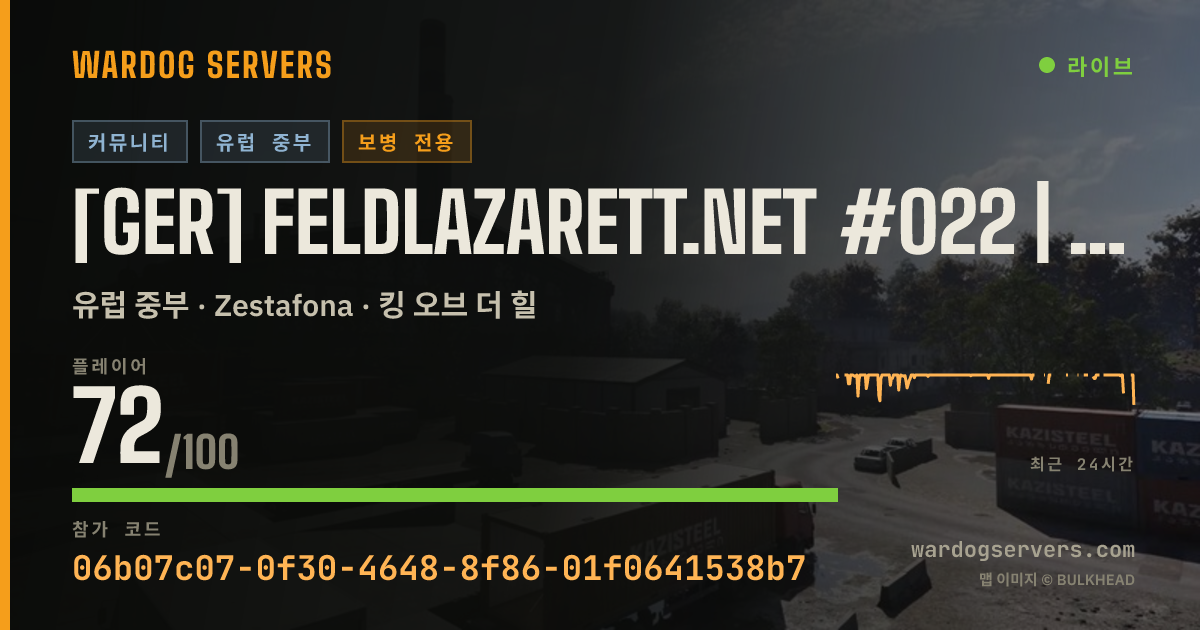 [GER] Feldlazarett.net #022 | 50v50 | Infantry Only | 65-13 실시간 상태 배너