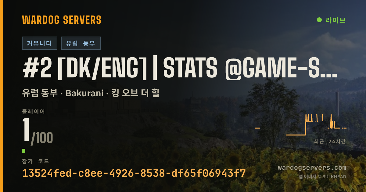 #2 [DK/ENG] | Stats @Game-Squad.dk | Dansk Community 실시간 상태 배너