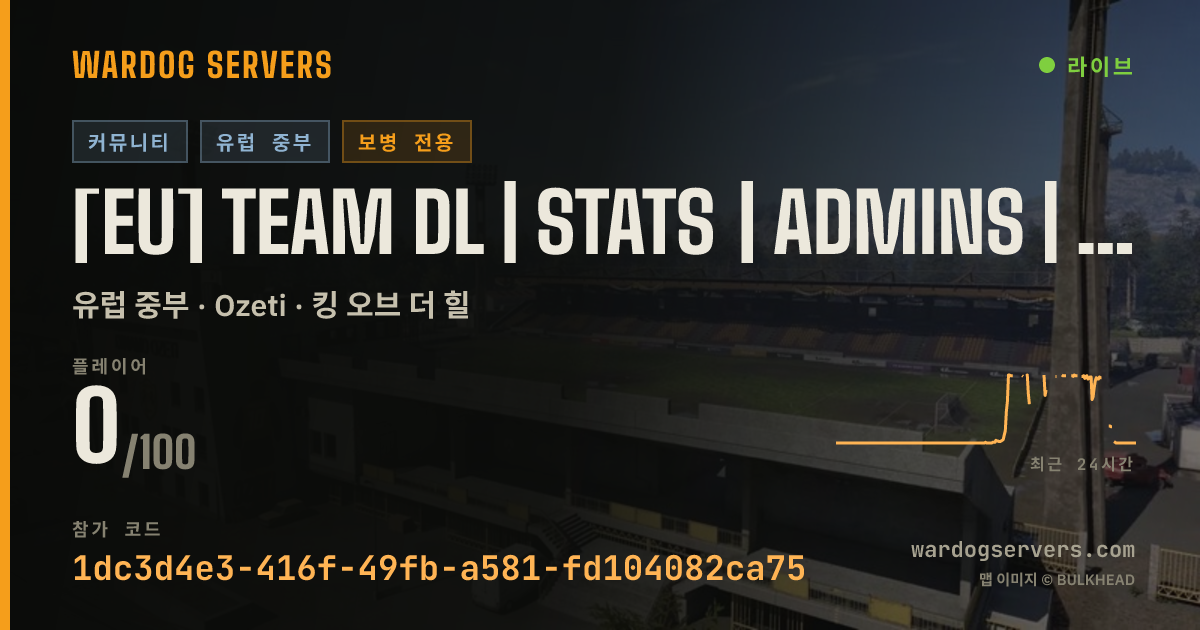 [EU] TEAM DL | STATS | ADMINS | SERVEURS.TEAMDL.FR 실시간 상태 배너
