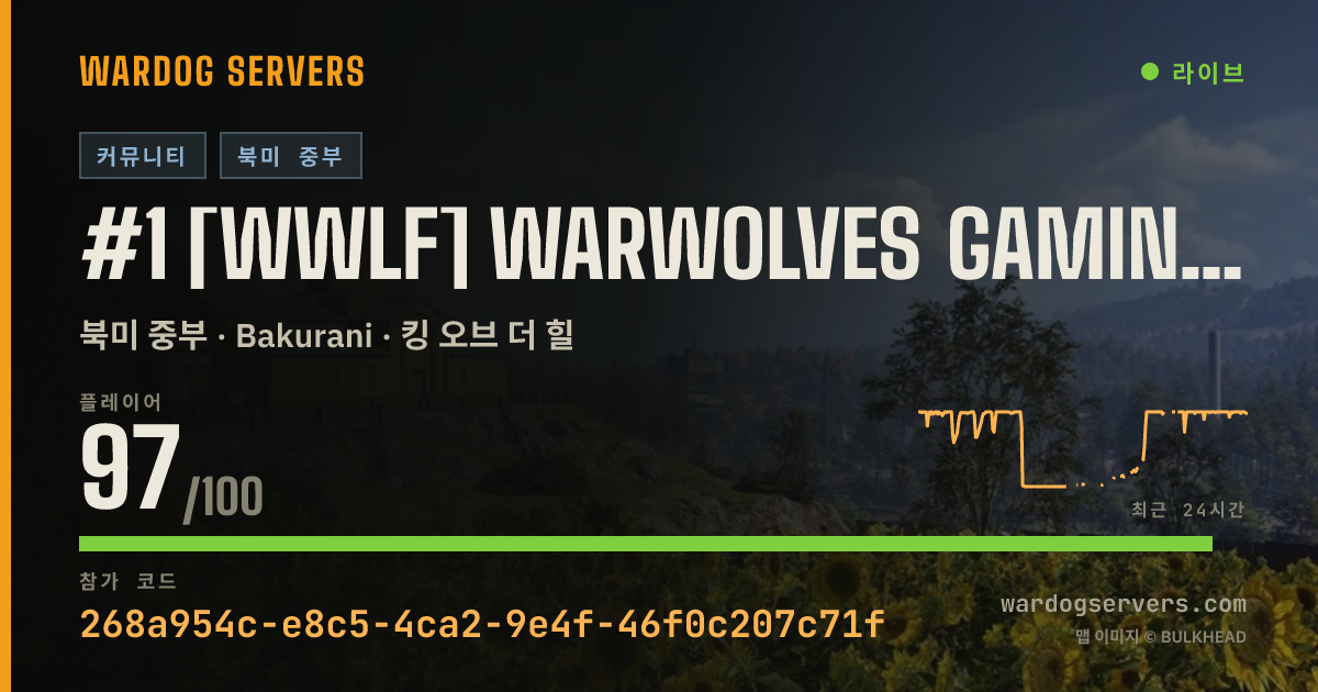 #1 [WWLF] WARWOLVES GAMING - Max Cash/XP - discord.gg/warwolves 실시간 상태 배너