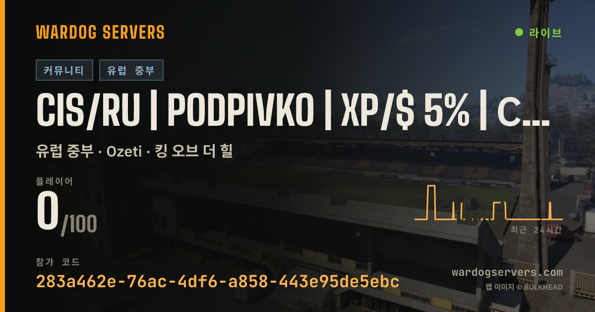 CIS/RU | PODPIVKO | XP/$ 5% | СНГ Комьюнити #1 실시간 상태 배너