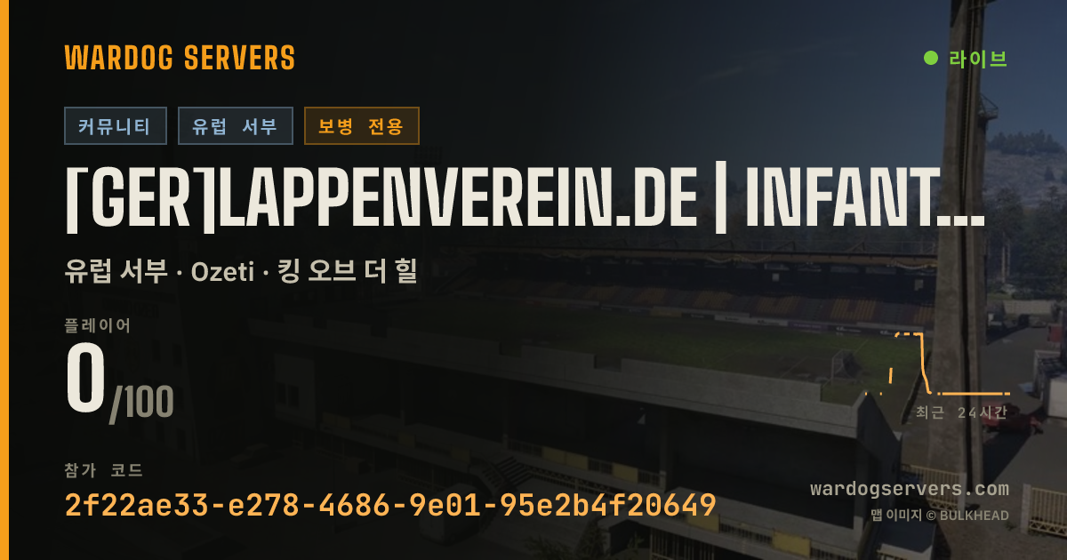 [GER]LappenVerein.de | Infantry-Only | Rain-ONLY | NO GL HELI | 실시간 상태 배너