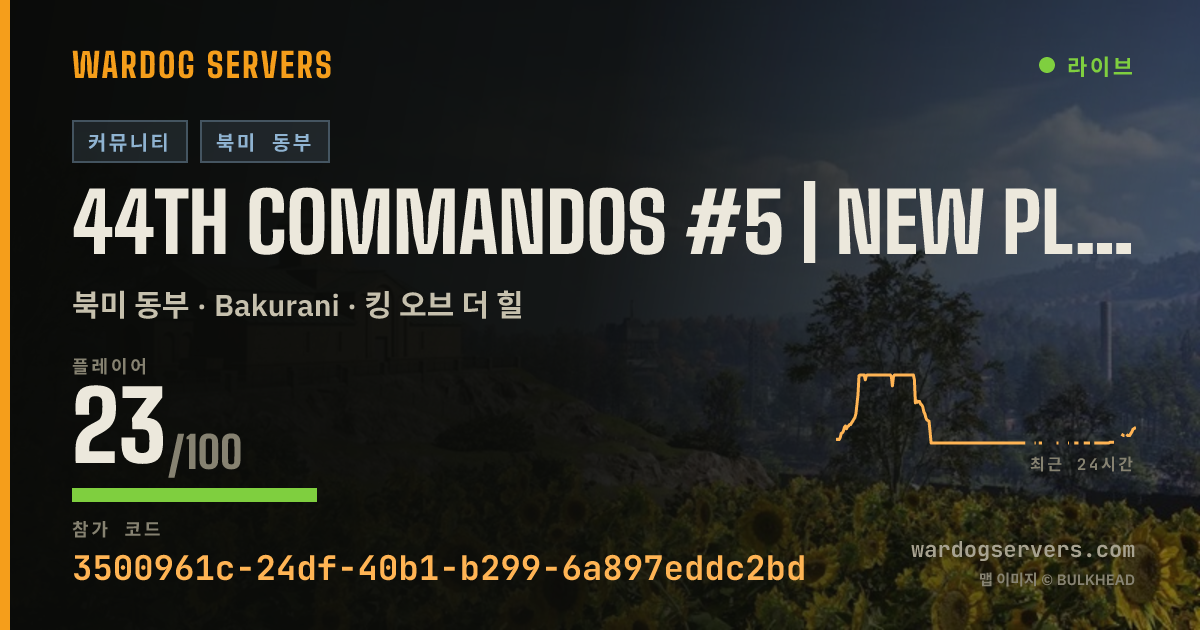 44th Commandos #5 | New Player Friendly | US East | discord.gg/4 실시간 상태 배너