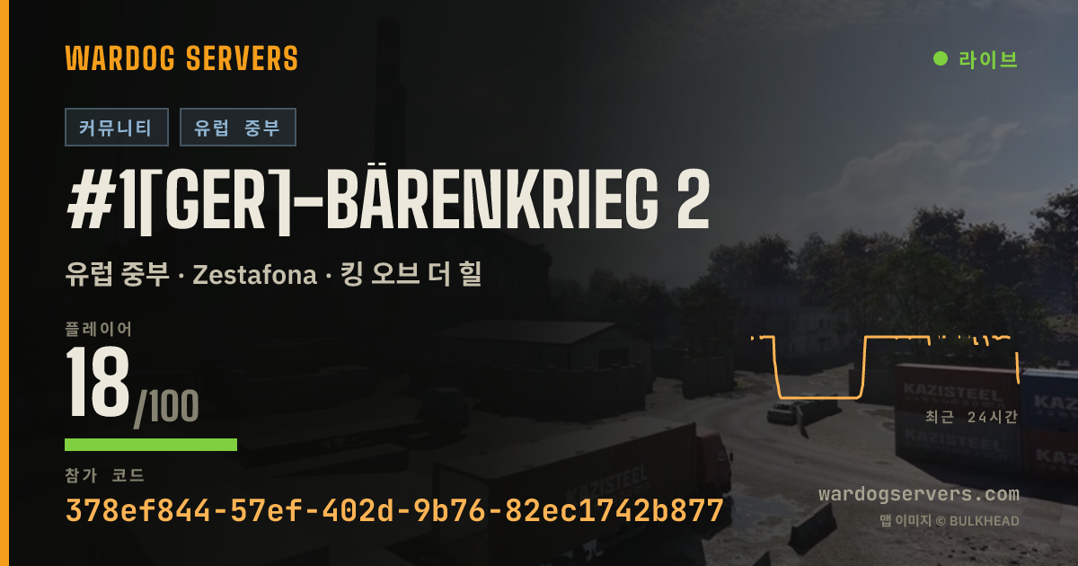 #1[GER]-Bärenkrieg 2 실시간 상태 배너