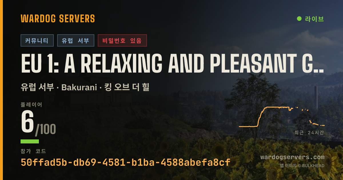 EU 1: A Relaxing and Pleasant Game 실시간 상태 배너