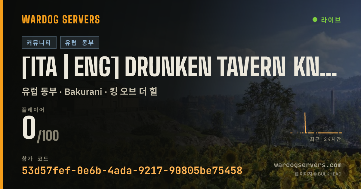 [ITA | ENG] Drunken Tavern Knights - latavernadeglisbronzi.net 실시간 상태 배너