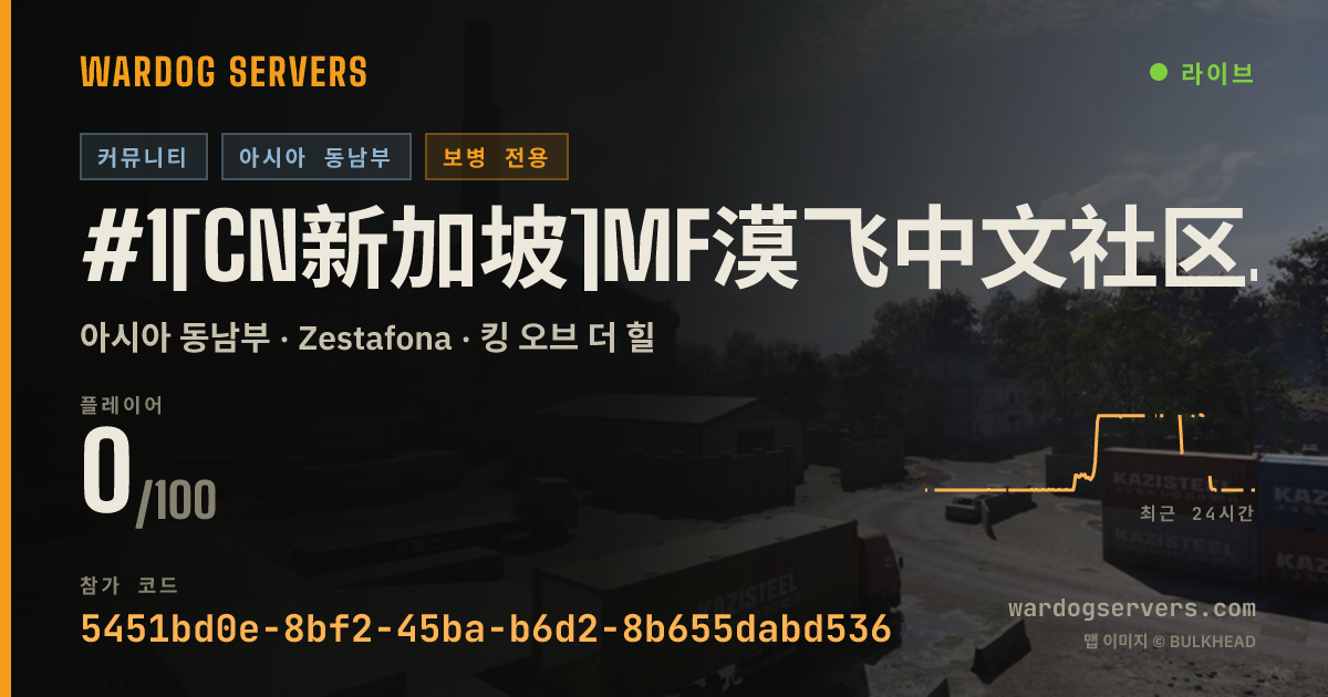 #1[CN新加坡]MF漠飞中文社区|QQ群478839731|萌新友好|步战禁压家 실시간 상태 배너