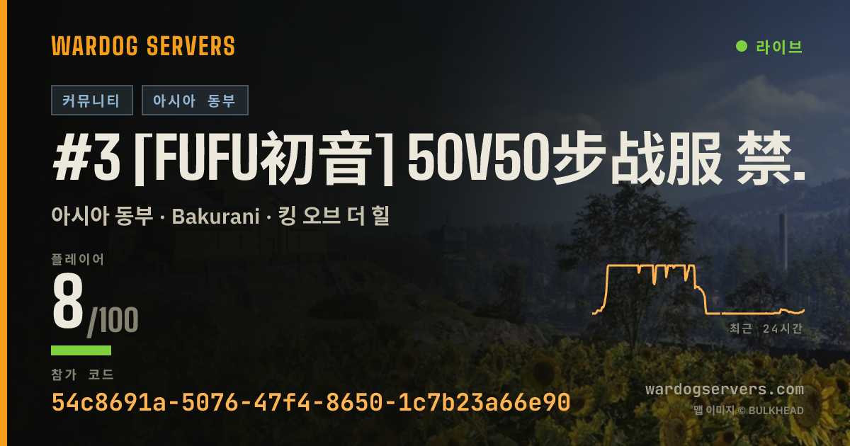 #3 [fufu初音] 50v50步战服 禁圈外交战 禁武装载具 QQ群1131661908 실시간 상태 배너