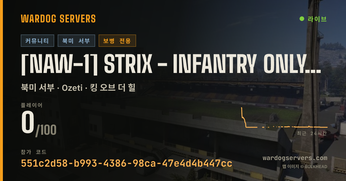 [NAW-1] Strix - Infantry Only - discord.gg/strixgg 실시간 상태 배너
