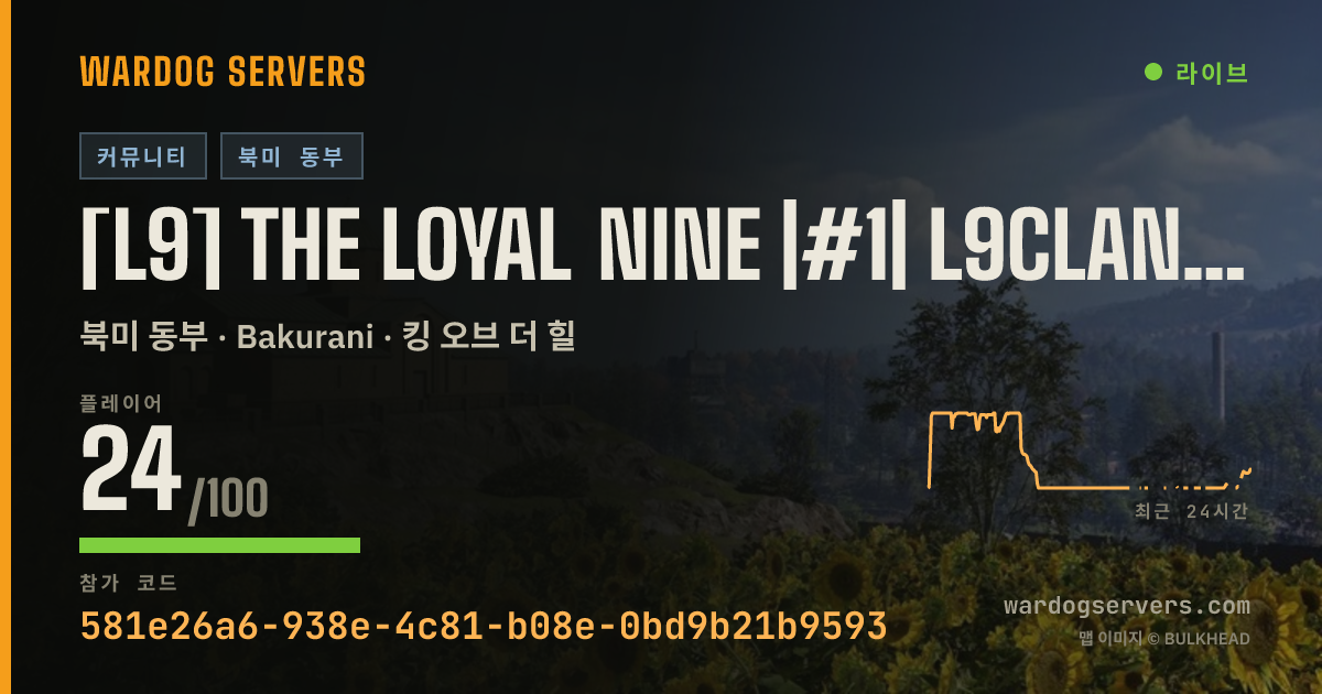 [L9] The Loyal Nine |#1| L9Clan.com/discord 실시간 상태 배너