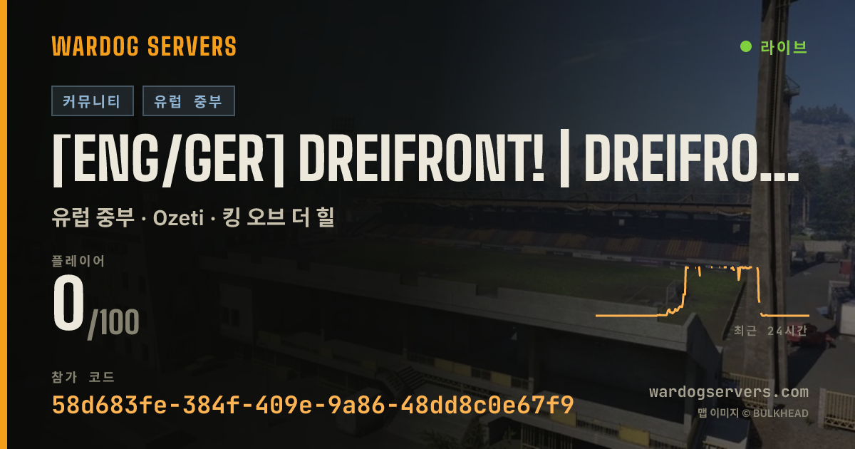 [ENG/GER] DREIFRONT! | dreifront.de/discord 실시간 상태 배너